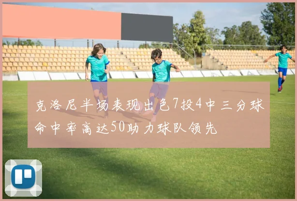 克洛尼半场表现出色7投4中三分球命中率高达50助力球队领先
