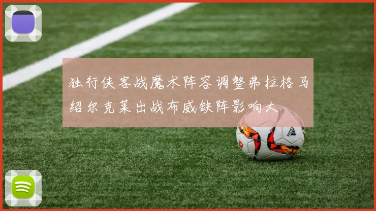 独行侠客战魔术阵容调整弗拉格马绍尔克莱出战布威缺阵影响大